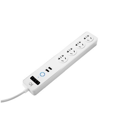 10A Smart WiFi Power Strip 4 Power Extension Socket With Two USB Charging Port