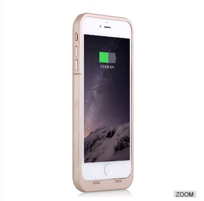 Light Weight Iphone Battery Case Charger 6800 MAh With Li Polymer Cellphone Battery