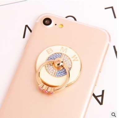 Metal Diamonds Finger Mobile Phone Ring Stent Universal For Apple Oppo Huawei