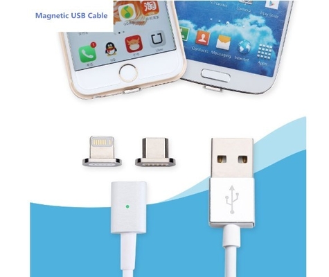 IPhone Micro USB Data Cable Dust Proof , 2.4 A  Fast Charging Cable For Android
