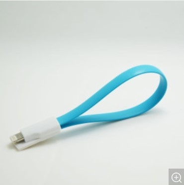 Colorful Magnet Flat USB Cellphone Data Cable for iPhone Android phone