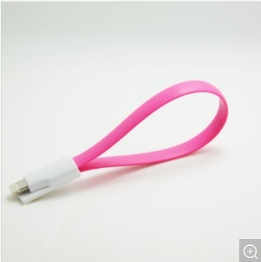Colorful Magnet Flat USB Cellphone Data Cable for iPhone Android phone