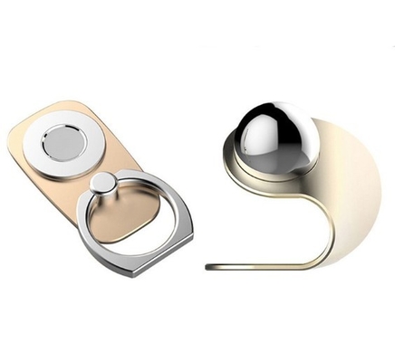 360 Degree Rotation Mobile Phone Finger Grip , Car Magnetic Phone Holder
