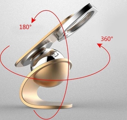 360 Degree Rotation Mobile Phone Finger Grip , Car Magnetic Phone Holder