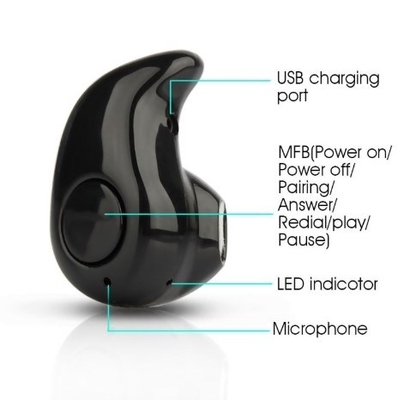 Mini Stylish Wireless Bluetooth Earphone Hd 4.0 Stereo In - Ear Headset