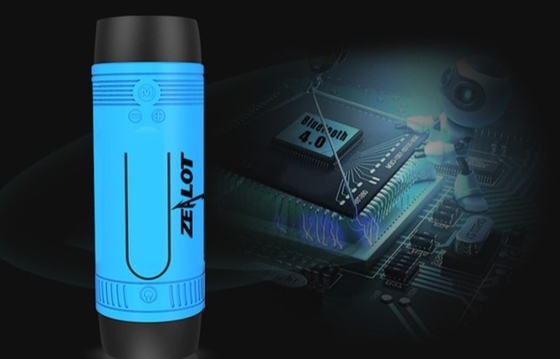 LED Flashlight Portable Bluetooth Speakers Waterproof For Outdoor Bicycle Sporting