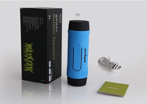 LED Flashlight Portable Bluetooth Speakers Waterproof For Outdoor Bicycle Sporting
