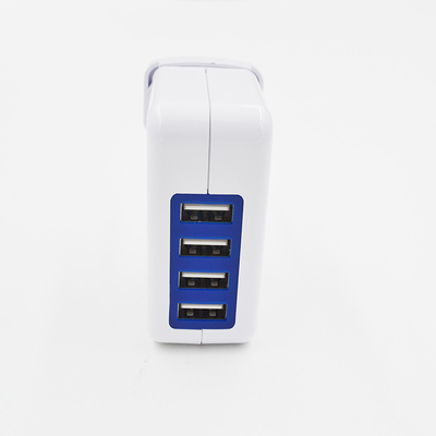 USB Phone Charging Plug Adapter 2.1A  For Four Devices On A Single Outlet