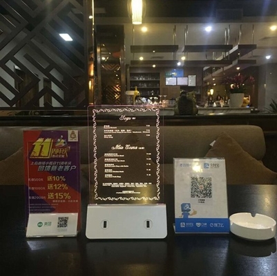 6000 MAh Mobile Iphone Plug Charge RAcrylic Board With LED Soft Light Built In