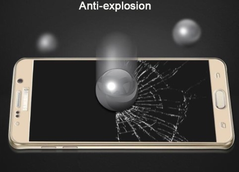 2.5D Tempered Glass Cell Phone Screen Protector 0.33 Mm Full Cover For Samsung Note 5