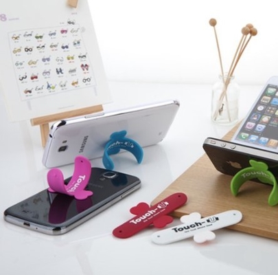 Touch - U One - touch Silicone Phone Finger Ring Holder Stand Multi - color