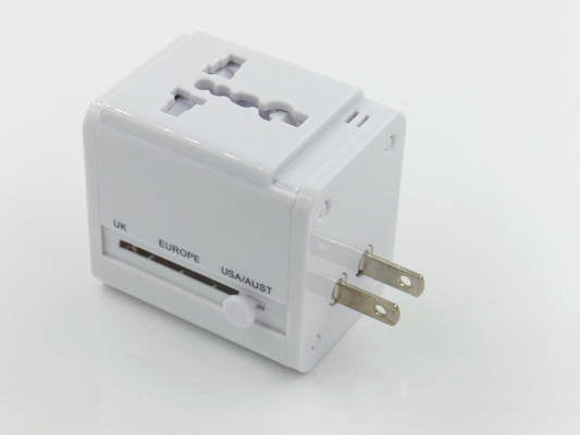 Multipurpose Dual USB Charging Socket , Universal Travel Plug Adaptor