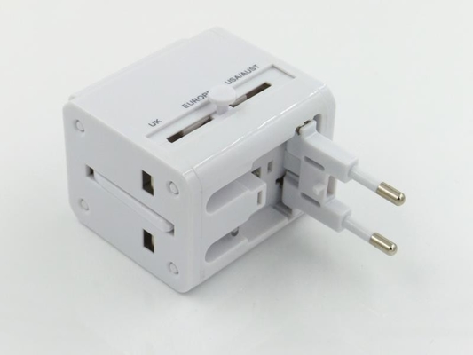 Multipurpose Dual USB Charging Socket , Universal Travel Plug Adaptor