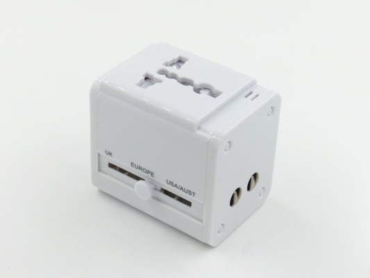 Multipurpose Dual USB Charging Socket , Universal Travel Plug Adaptor