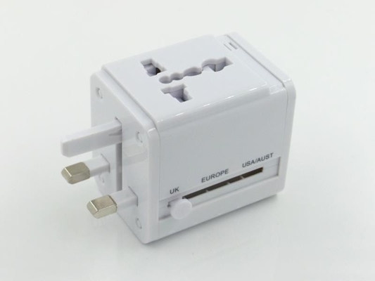 Multipurpose Dual USB Charging Socket , Universal Travel Plug Adaptor