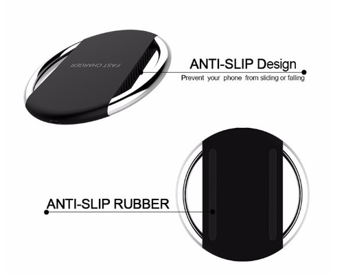 White IPhone 8 Fast Wireless Charger Pad Phone Accessories With 1 Year Warranty