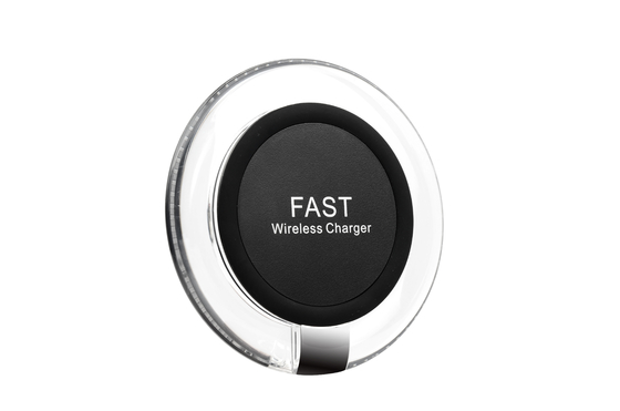 Metal / ABS / PC Wireless Charger Pad / Wireless Mobile Phone Charger UFO Style