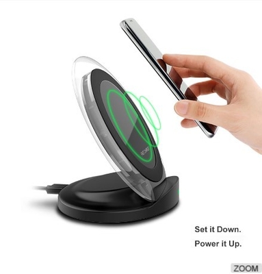 QI Wireless Charging Stand / 2 Coils Wireless Fast Charger For Samsung S6 , LG , Nokia , Nexus