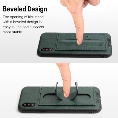 iPhone7 mobile phone shell Apple 8plus leather card holder car all-inclusive protective cover