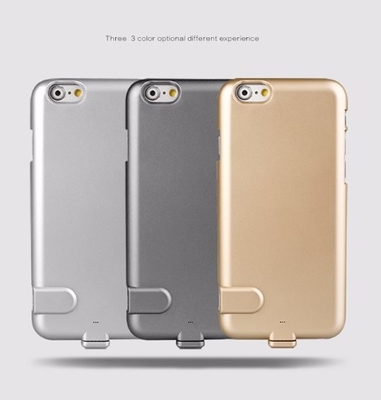 Cubierta de reserva Iphone de batería de 1500 Mah del cargador externo de la caja para el viaje de negocios