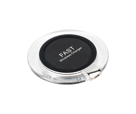 Metal/cojín inalámbrico del cargador del ABS/de la PC/estilo inalámbrico del UFO del cargador del teléfono móvil