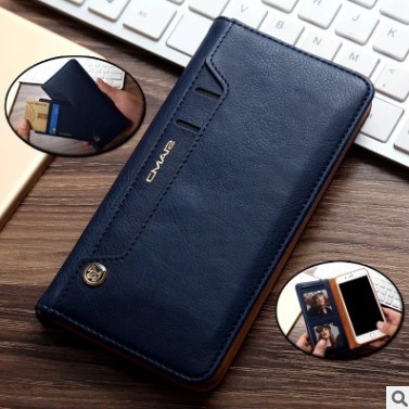 iPhone7 más la manzana protectora 678 de la manga de la adsorción de la caja del cuero del teléfono de la cartera rotatoria hebilla-libre de la tarjeta