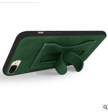 cubierta protectora inclusiva del coche del portatarjetas del cuero de Apple 8plus de la cáscara del teléfono móvil iPhone7